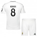Günstige Fußballtrikots Real Madrid Kroos 8 Kinder Heimtrikot 2024-25 Kurzarm